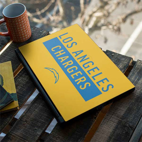 NFL Los Angeles Chargers Yellow Performance Series MSI GS65 Stealth Laptop Skin