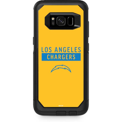 NFL Los Angeles Chargers Yellow Performance Series Otterbox Commuter Galaxy Skin
