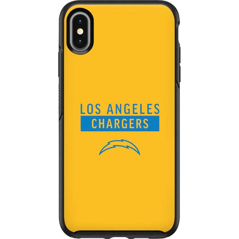 NFL Los Angeles Chargers Yellow Performance Series Otterbox Symmetry iPhone Skin