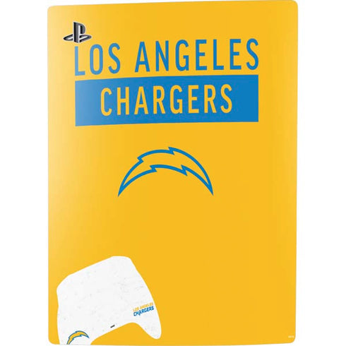 NFL Los Angeles Chargers Yellow Performance Series PS5 Bundle Skin