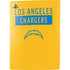 NFL Los Angeles Chargers Yellow Performance Series PS5 Console Skin