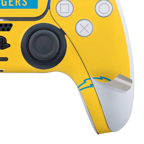 NFL Los Angeles Chargers Yellow Performance Series PS5 Digital Edition Bundle Skin