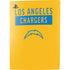 NFL Los Angeles Chargers Yellow Performance Series PS5 Digital Edition Console Skin