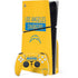 NFL Los Angeles Chargers Yellow Performance Series PS5 Slim Disk Bundle Skin