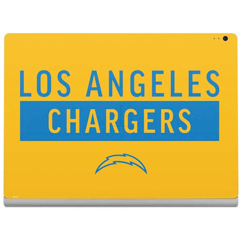 NFL Los Angeles Chargers Yellow Performance Series Surface Book 2 13.5in Skin