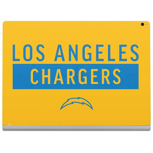 NFL Los Angeles Chargers Yellow Performance Series Surface Book 2 15in Skin