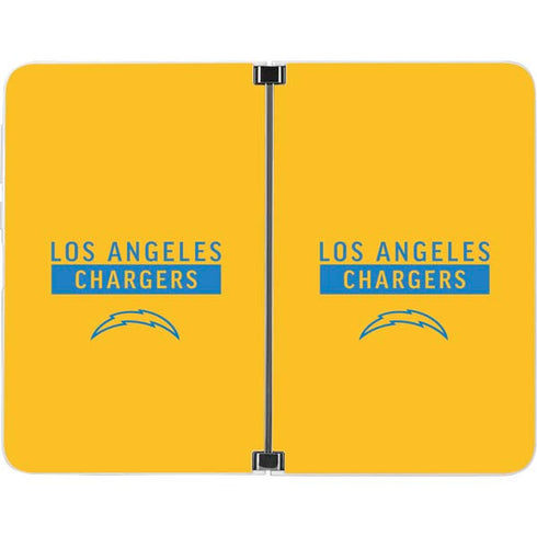NFL Los Angeles Chargers Yellow Performance Series Surface Duo Skin