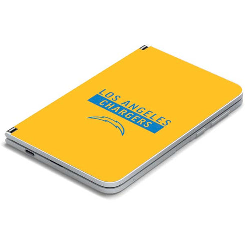 NFL Los Angeles Chargers Yellow Performance Series Surface Duo Skin