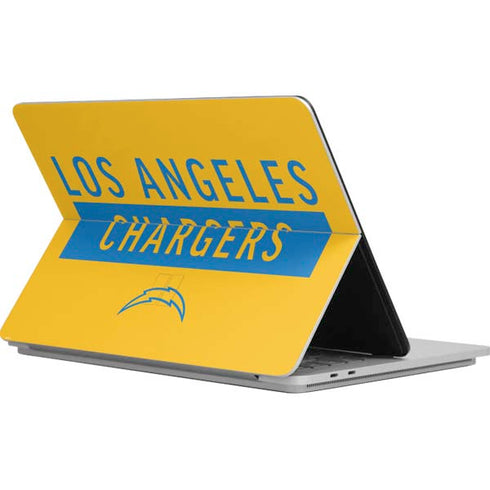 NFL Los Angeles Chargers Yellow Performance Series Surface Laptop Studio Skin