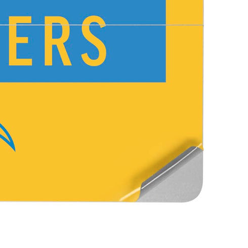 NFL Los Angeles Chargers Yellow Performance Series Surface Laptop Studio Skin