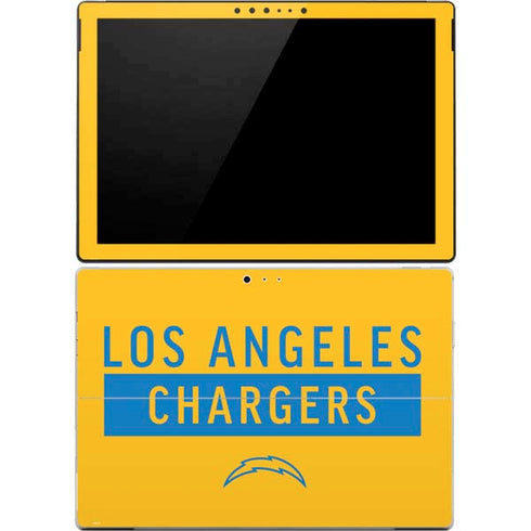 NFL Los Angeles Chargers Yellow Performance Series Surface Pro 4 Skin