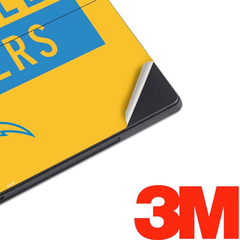 NFL Los Angeles Chargers Yellow Performance Series Surface Pro 6 Skin