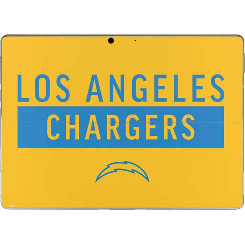 NFL Los Angeles Chargers Yellow Performance Series Surface Pro 8 Skin