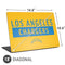 NFL Los Angeles Chargers Yellow Performance Series Universal Laptop 18in (14.6 x 10.6in) Skin