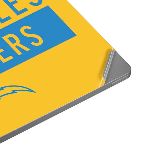 NFL Los Angeles Chargers Yellow Performance Series Universal Laptop 18in (14.6 x 10.6in) Skin
