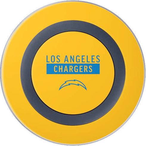 NFL Los Angeles Chargers Yellow Performance Series Wireless Charger Skin