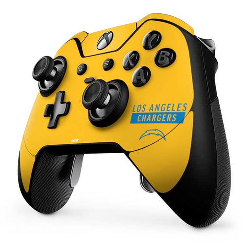 NFL Los Angeles Chargers Yellow Performance Series Xbox One Elite Controller Skin