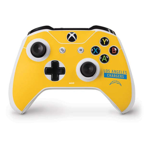 NFL Los Angeles Chargers Yellow Performance Series Xbox One S Controller Skin