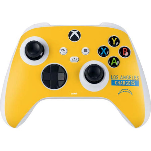 NFL Los Angeles Chargers Yellow Performance Series Xbox Series S Controller Skin