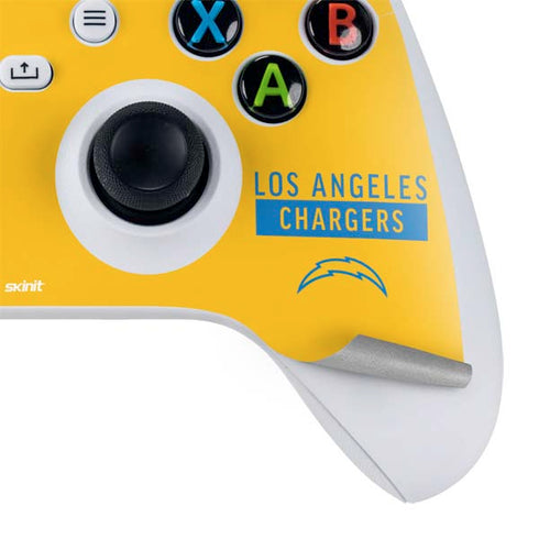 NFL Los Angeles Chargers Yellow Performance Series Xbox Series S Controller Skin