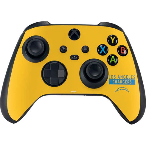 NFL Los Angeles Chargers Yellow Performance Series Xbox Series X Controller Skin