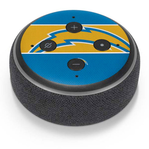 NFL Los Angeles Chargers Zone Block Amazon Echo Dot Skin
