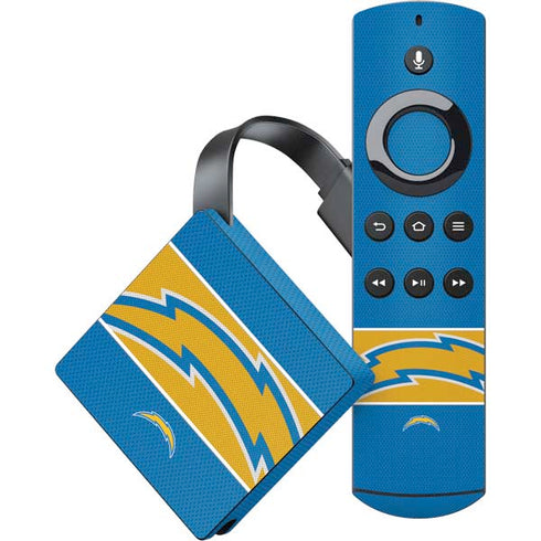 NFL Los Angeles Chargers Zone Block Amazon Fire TV Skin