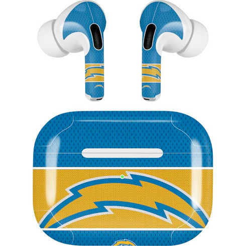 NFL Los Angeles Chargers Zone Block Apple AirPods Pro Skin