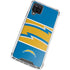 NFL Los Angeles Chargers Zone Block Galaxy A12 Clear Case