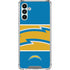 NFL Los Angeles Chargers Zone Block Galaxy A13 5G Clear Case