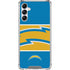 NFL Los Angeles Chargers Zone Block Galaxy A14 5G Clear Case