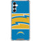 NFL Los Angeles Chargers Zone Block Galaxy A15 5G Clear Case