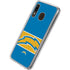 NFL Los Angeles Chargers Zone Block Galaxy A20 Clear Case