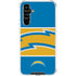 NFL Los Angeles Chargers Zone Block Galaxy A54 5G Clear Case