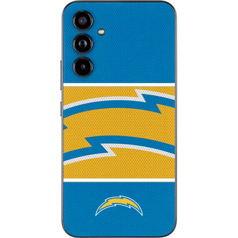 NFL Los Angeles Chargers Zone Block Galaxy A54 5G Skin