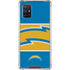 NFL Los Angeles Chargers Zone Block Galaxy A71 5G Clear Case