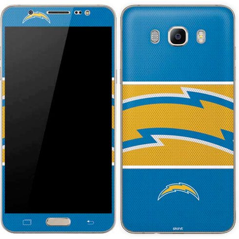 NFL Los Angeles Chargers Zone Block Galaxy J7 Skin