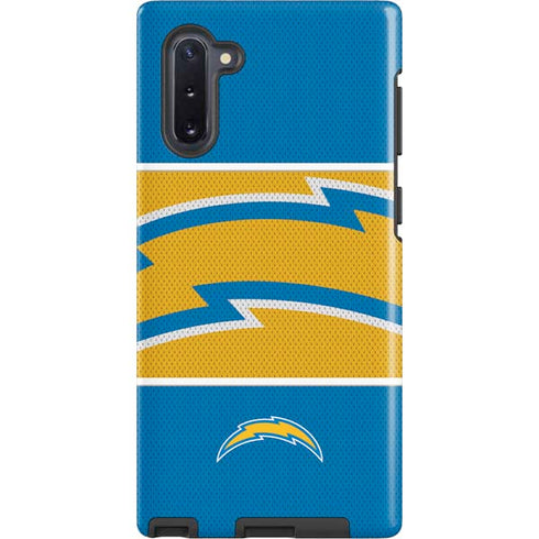 NFL Los Angeles Chargers Zone Block Galaxy Note 10 Pro Case
