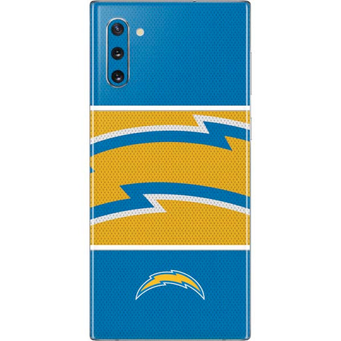 NFL Los Angeles Chargers Zone Block Galaxy Note 10 Skin