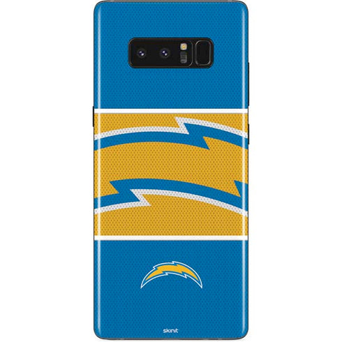 NFL Los Angeles Chargers Zone Block Galaxy Note 8 Skin
