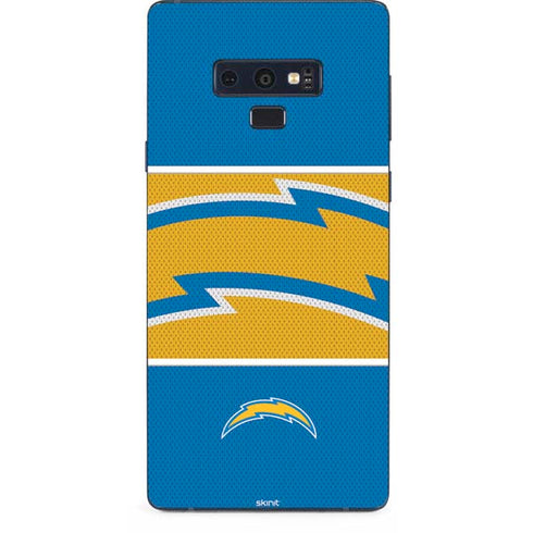 NFL Los Angeles Chargers Zone Block Galaxy Note 9 Skin
