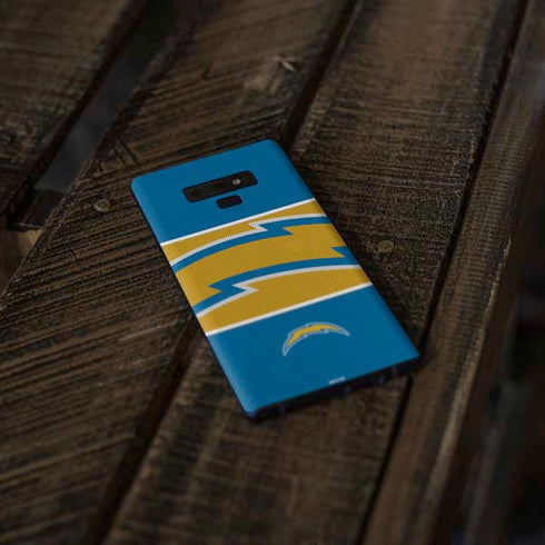 NFL Los Angeles Chargers Zone Block Galaxy Note 9 Skin