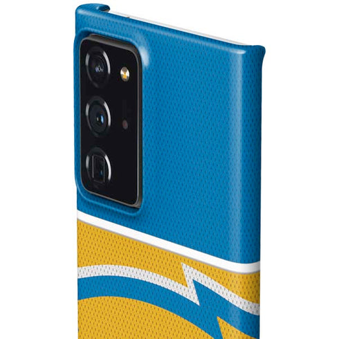 NFL Los Angeles Chargers Zone Block Galaxy Note20 Ultra 5G Lite Case