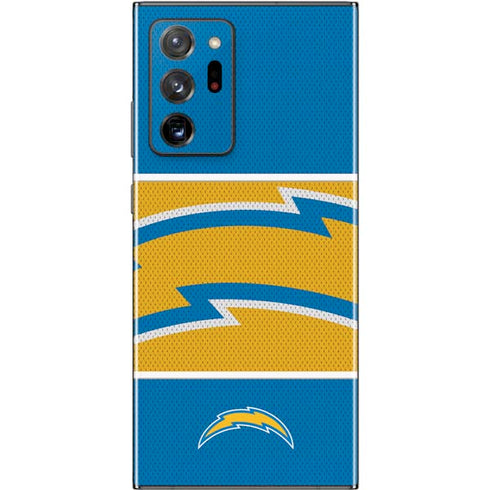 NFL Los Angeles Chargers Zone Block Galaxy Note20 Ultra 5G Skin