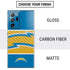 NFL Los Angeles Chargers Zone Block Galaxy Note20 Ultra 5G Skin