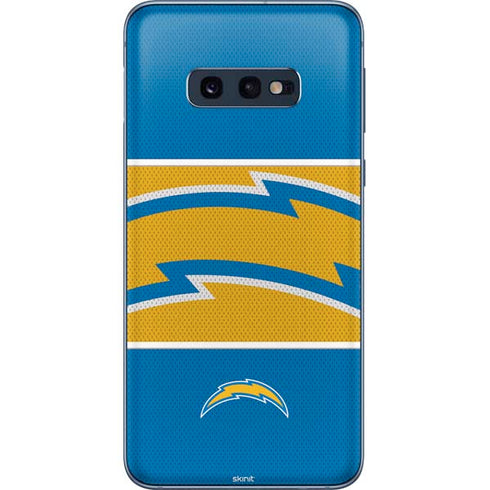 NFL Los Angeles Chargers Zone Block Galaxy S10e Skin