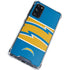 NFL Los Angeles Chargers Zone Block Galaxy S20 FE Clear Case