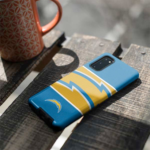 NFL Los Angeles Chargers Zone Block Galaxy S20 Pro Case