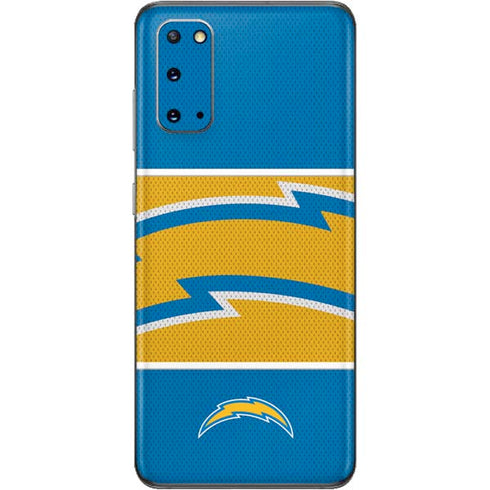 NFL Los Angeles Chargers Zone Block Galaxy S20 Skin