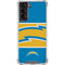 NFL Los Angeles Chargers Zone Block Galaxy S21 5G Clear Case